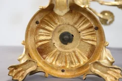 Antike Vergoldete Bronze Kandelaber mit 11 Leuchten, Ende 19. Jh., 2er Set