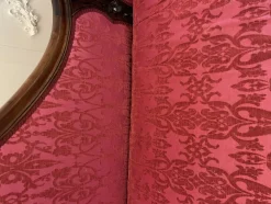 Antike viktorianische Chaiselongue aus geschnitztem Mahagoni, 1860