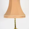 Antike viktorianische korinthische Säulen-Teleskop-Stehlampe aus Messing, 1890er