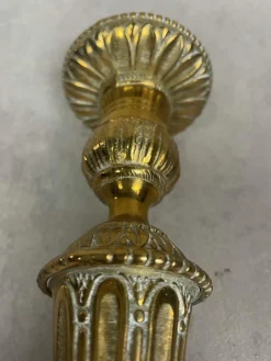 Antique Ormolu Candlesticks, Set of 2
