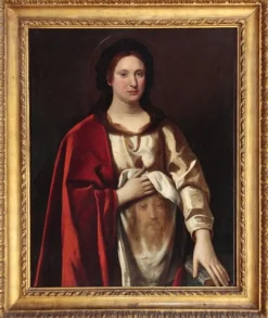 Antiveduto Gramatica, Veronica, 17. Jh., Öl auf Leinwand