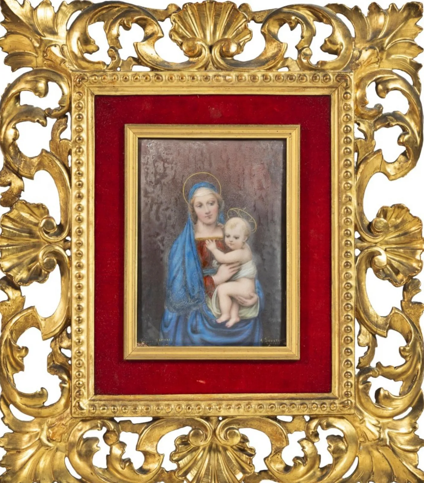 Antoine Soustre, ohne Titel, 1800er, bemalt, gerahmt