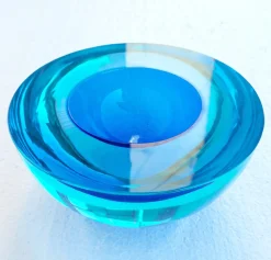 Antonio Da Ros zugeschriebene Sommerso Schale aus Muranoglas für Cenedese, Italien, 1960er