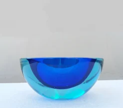 Antonio Da Ros zugeschriebene Sommerso Schale aus Muranoglas für Cenedese, Italien, 1960er