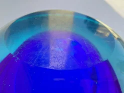 Antonio Da Ros zugeschriebene Sommerso Schale aus Muranoglas für Cenedese, Italien, 1960er