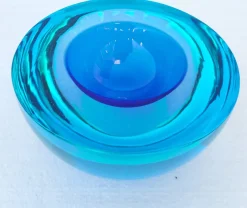 Antonio Da Ros zugeschriebene Sommerso Schale aus Muranoglas für Cenedese, Italien, 1960er