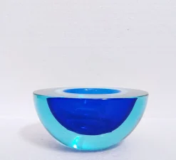 Antonio Da Ros zugeschriebene Sommerso Schale aus Muranoglas für Cenedese, Italien, 1960er