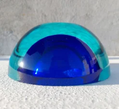 Antonio Da Ros zugeschriebene Sommerso Schale aus Muranoglas für Cenedese, Italien, 1960er