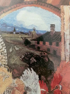 Antonio Ligabue, Lotta di Galli, 1979, Pigmentdruck