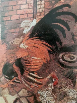 Antonio Ligabue, Lotta di Galli, 1979, Pigmentdruck