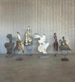 Antonio Misuraca, Große Skulptur aus Metall, 1980er