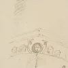 Anzeigen von Civita Castellana, 1857, Bleistift