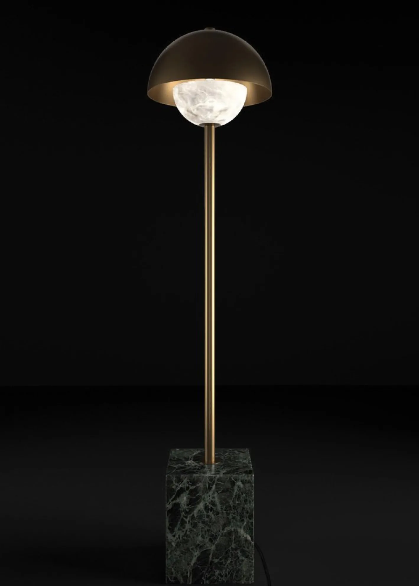Apollo Stehlampe aus Bronze von Alabastro Italiano