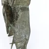 Archaische Mid-Century Maske aus Bronze von Manfred Strake, 1970