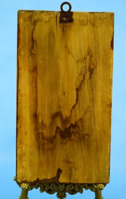 Archaische Tafel aus Keramikfliesen mit Holzgestell von Viterbo Tuscia, 1920er, Keramik