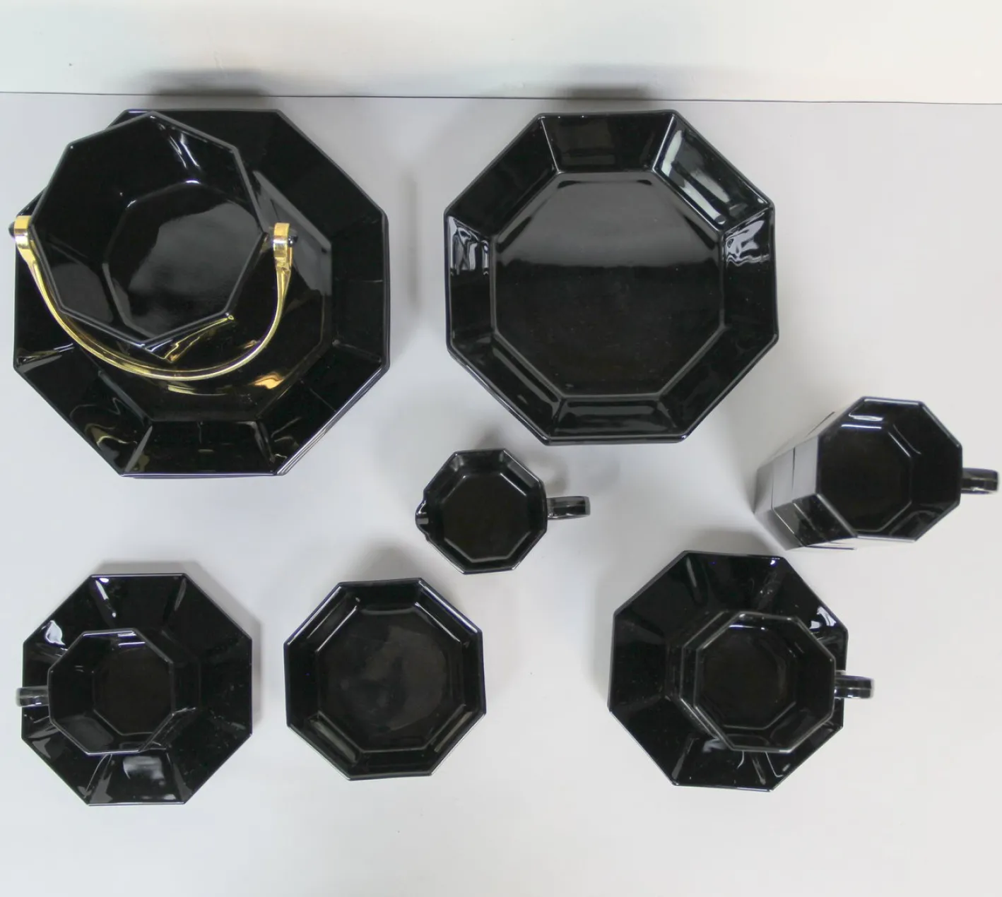Arcoroc Geschirr Set, 1980er, 27 Set