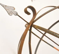Armillarsphäre aus Gusseisen für den Garten