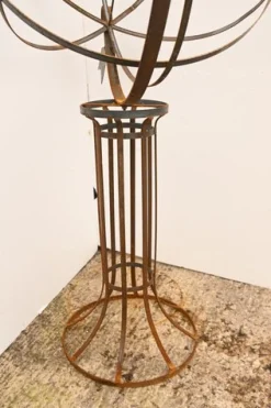 Armillarsphäre aus Gusseisen für den Garten