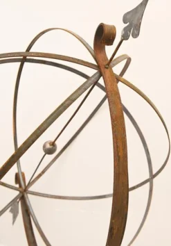 Armillarsphäre aus Gusseisen für den Garten