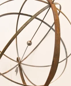 Armillarsphäre aus Gusseisen für den Garten