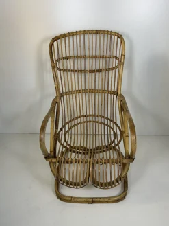 Armlehnstühle aus Korbgeflecht, 1960er, 2er Set