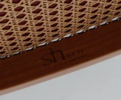 Armlehnstühle aus Ulmenholz, Schilfrohr und Leder von Ditte Heath für Søren Horn, 1960er, 2er Set