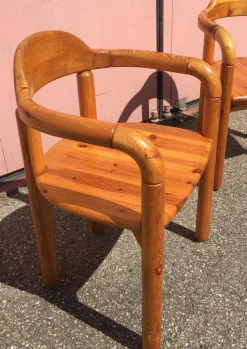 Armlehnstühle und Couchtisch von Rainer Daumiller, 3er Set