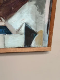 Arne Tenglod, Komposition, 1950er, Öl auf Leinwand, gerahmt