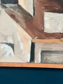 Arne Tenglod, Komposition, 1950er, Öl auf Leinwand, gerahmt