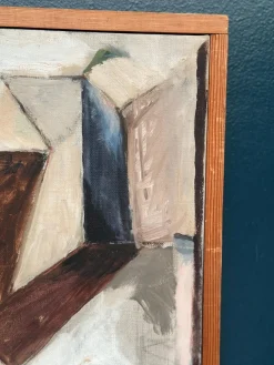 Arne Tenglod, Komposition, 1950er, Öl auf Leinwand, gerahmt