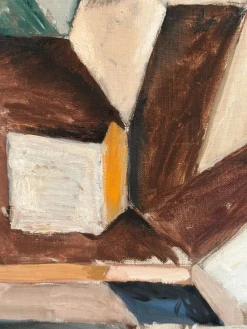 Arne Tenglod, Komposition, 1950er, Öl auf Leinwand, gerahmt