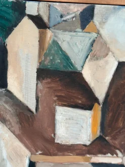 Arne Tenglod, Komposition, 1950er, Öl auf Leinwand, gerahmt