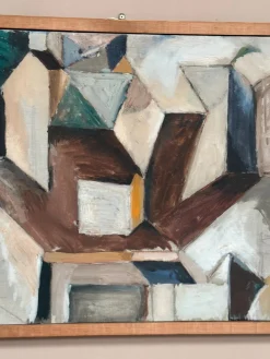 Arne Tenglod, Komposition, 1950er, Öl auf Leinwand, gerahmt