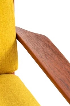 Arne Vodder zugeschriebenes dänisches Teak Sofa und Sessel für Glostrup Furniture Factory, 1960er, 3er Set