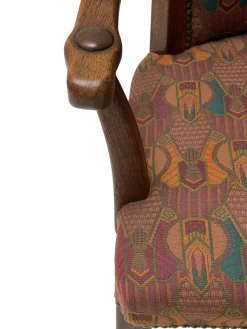 Art Deco Armlehnstuhl aus Eiche von Paul Bromberg, 1920er