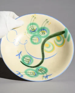 Art Deco Bauhaus Keramikschale von Margarete Heymann-Löbenstein für Haël Workshops, 1930er