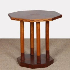 Art Deco Beistelltisch aus Holz, 1930er