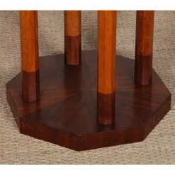 Art Deco Beistelltisch aus Holz, 1930er
