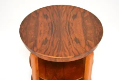 Art Deco Beistelltisch aus Nussholz, 1930er