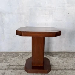 Art Deco Beistelltisch aus Nussholz, 1930er