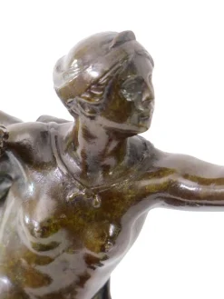 Art Deco Bogenschütze, Frankreich, 1925, Bronze