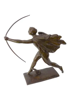 Art Deco Bogenschütze, Frankreich, 1925, Bronze