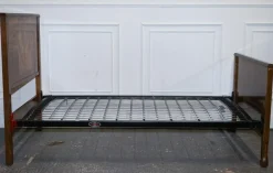 Art Deco Burr Walnut Single Bed