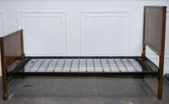 Art Deco Burr Walnut Single Bed