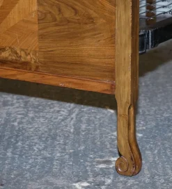Art Deco Burr Walnut Single Bed