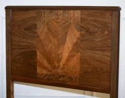 Art Deco Burr Walnut Single Bed