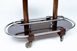 Art Deco Chrom Barwagen