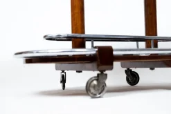 Art Deco Chrom Barwagen