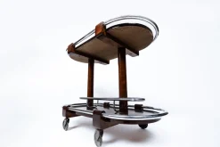 Art Deco Chrom Barwagen