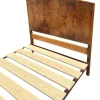 Art Deco Doppelbett aus Nussholz, 1930er